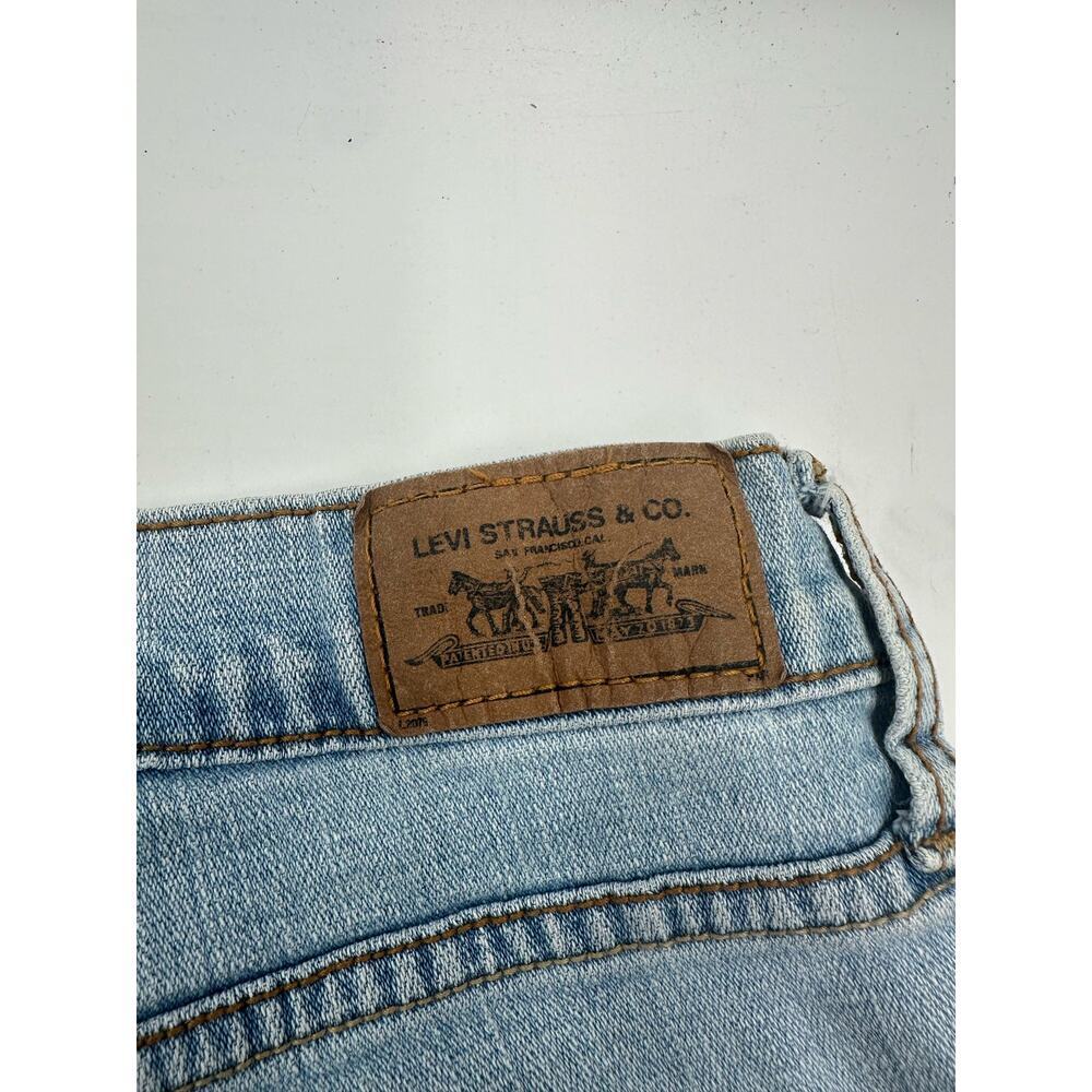 Levis 515 Short Womens Five Pocket Light Washed High-Rise Casual Denim Shorts 8 - Picture 4 of 5